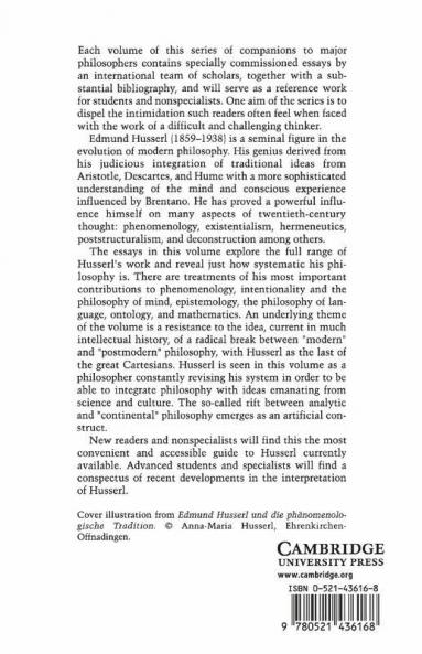 The Cambridge Companion to Hussal