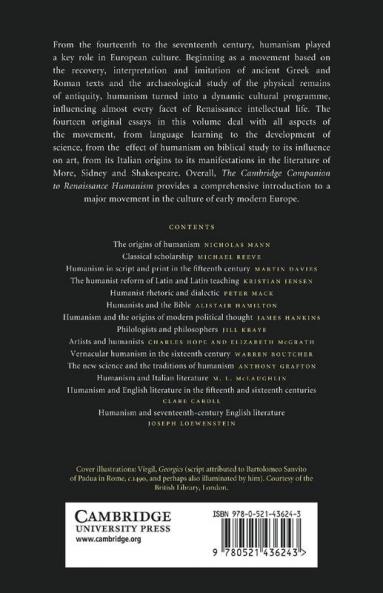 The Cambridge Companion to Renaissance Humanism