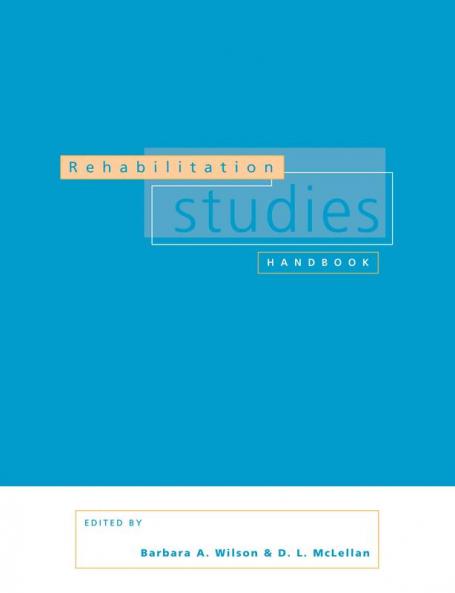 Rehabilitation Studies Handbook