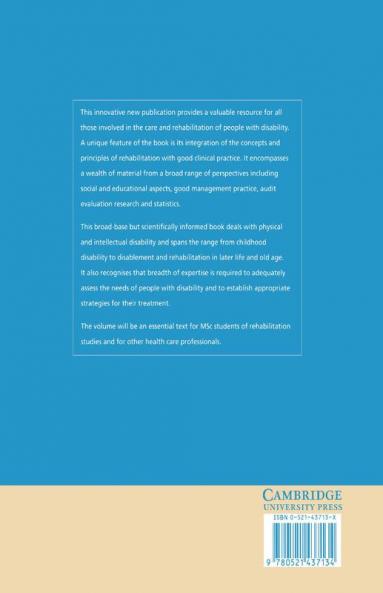 Rehabilitation Studies Handbook