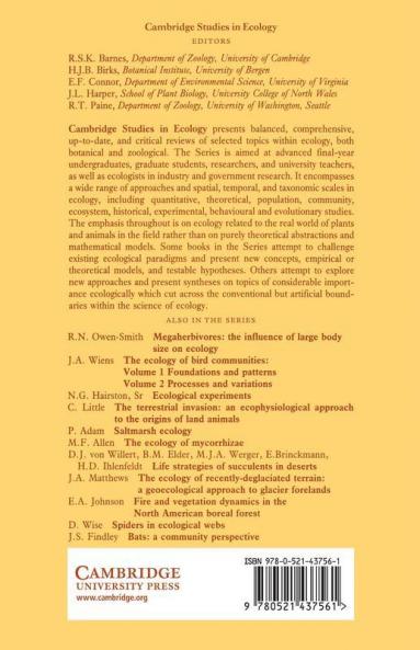 Dynamic Biogeography