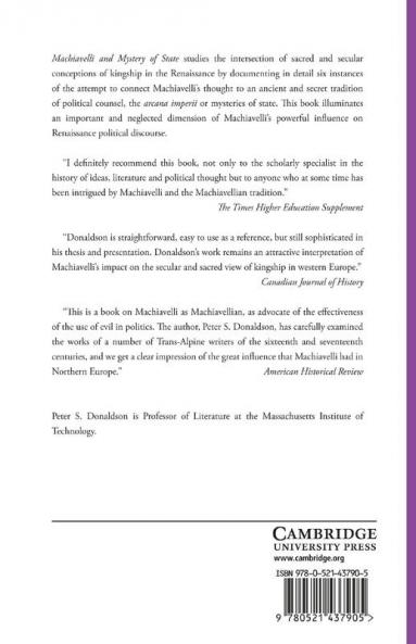 Machiavelli and Mystery of State