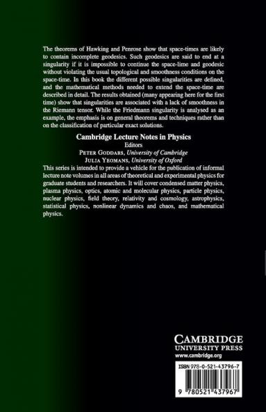 The Analysis of Space-Time Singularities