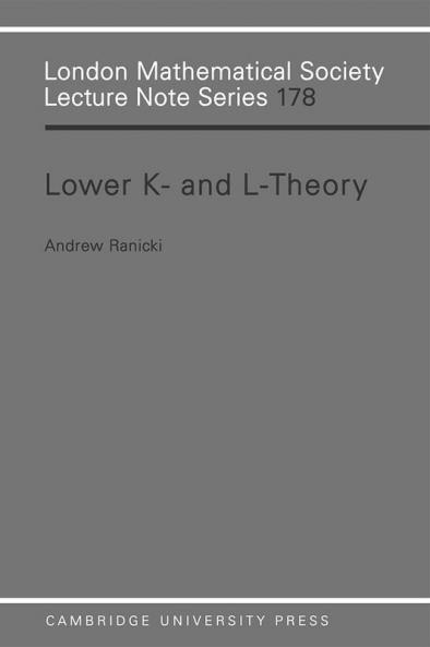 Lower K-& L-Theory