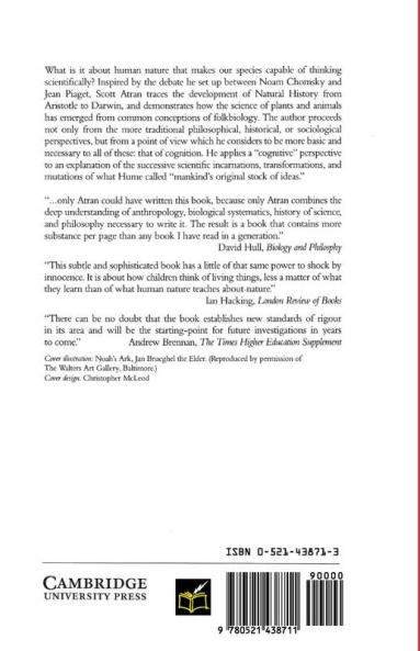 Cognitive Foundations of Natural History