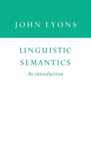Linguistic Semantics