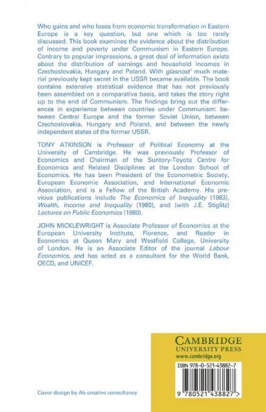 Economic Transformation in Eastern Europe and the Distribution of             Income