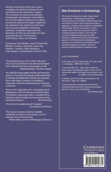 Domestic Architecture and the Use of Space