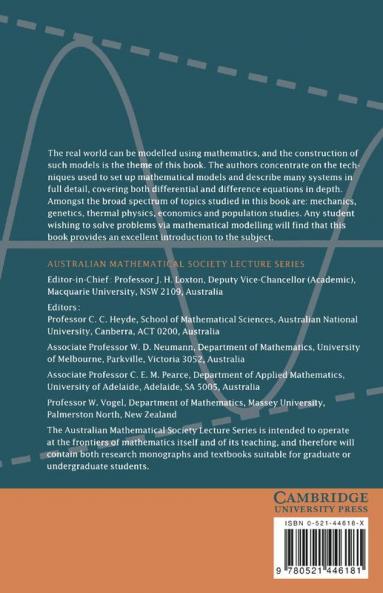 Modelling with Differential and Difference Equations