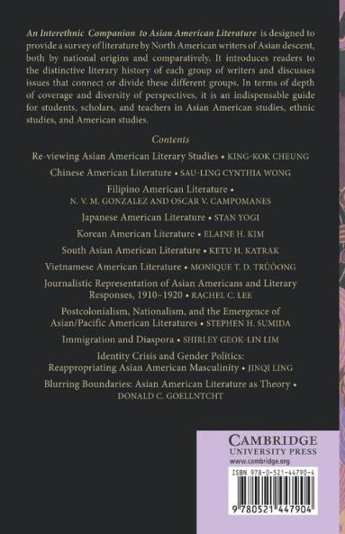 Interethnic Companion to Asian American Literature