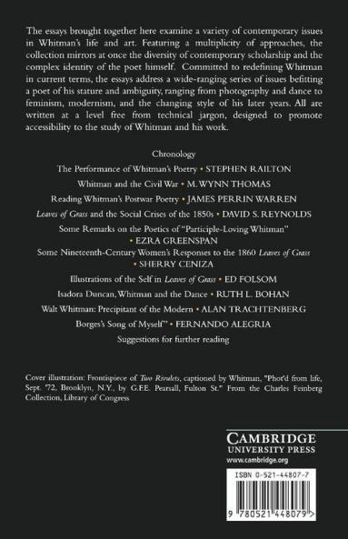 The Cambridge Companion to Walt Whitman