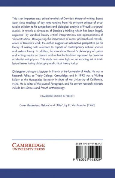 System and Writing in the Philosophy of Jacques Derrida
