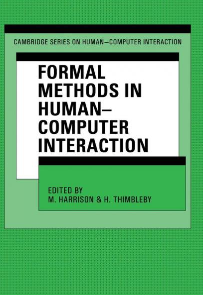 Formal Methods in Human-Computer Interaction