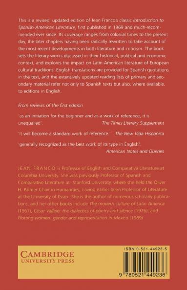An Introduction to Spanish-American Literature