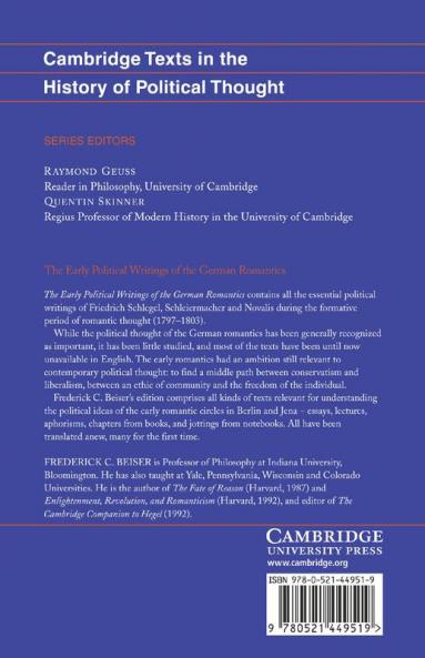 The Early Political Writings of the German Romantics