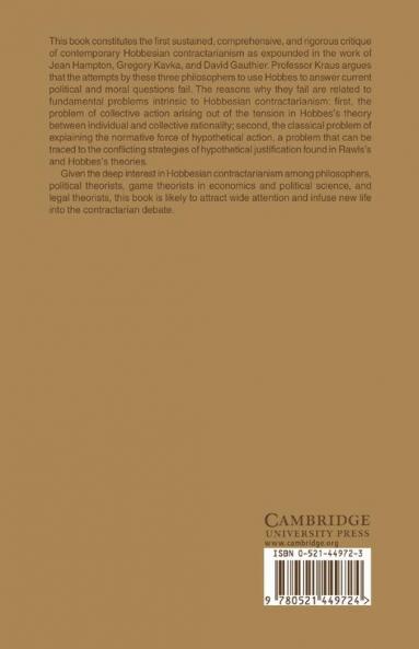 The Limits of Hobbesian Contractarianism