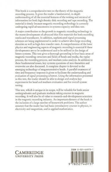Theory of Magnetic Recording