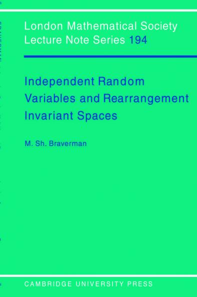 Independent Random Variables and Rearrangement Invariant Spaces