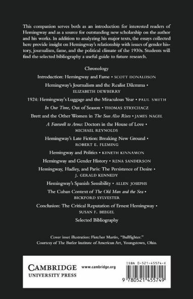 The Cambridge Companion to Hemingway