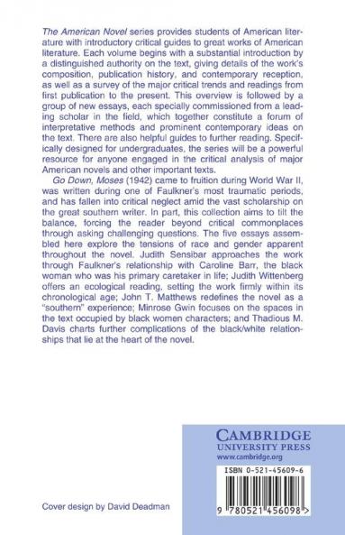 New Essays on Go Down Moses