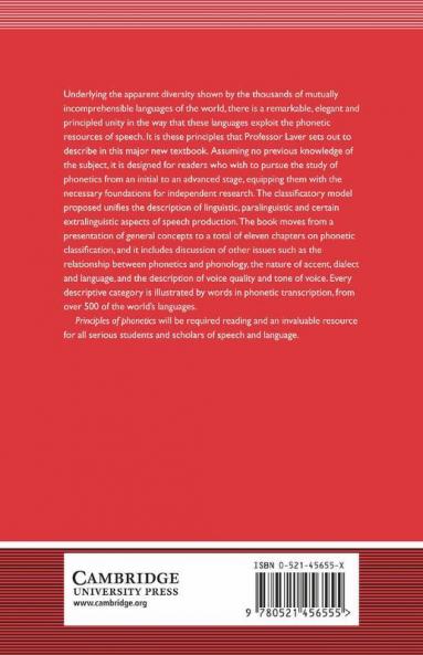 Principles of Phonetics