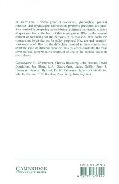 Interpersonal Comparisons of Well-Being