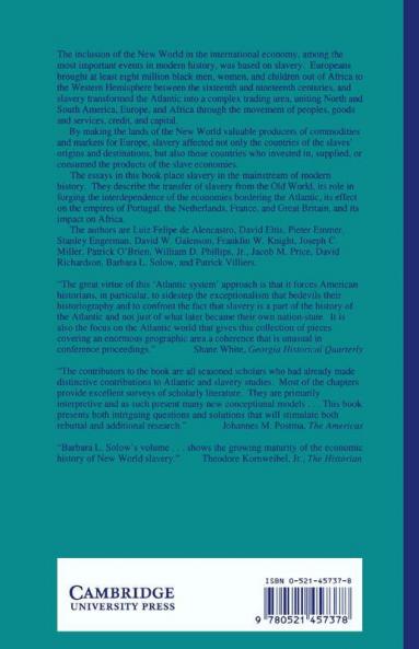 Slavery and the Rise of the Atlantic System