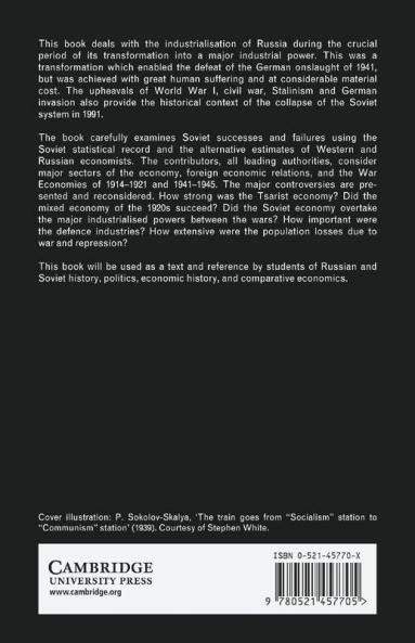 The Economic Transformation of the Soviet Union 1913 1945