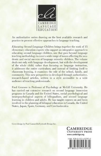 Educating Second Language Children