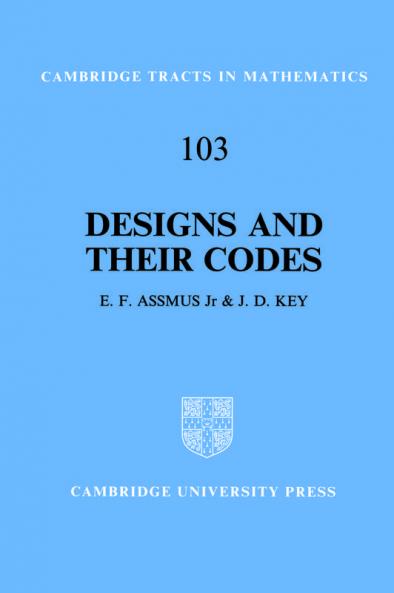 Designs and Their Codes