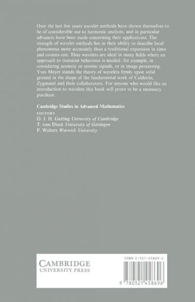 Wavelets and Operators