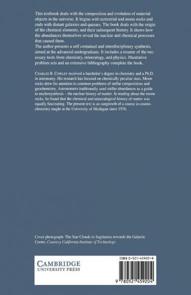 An Introduction to Cosmochemistry