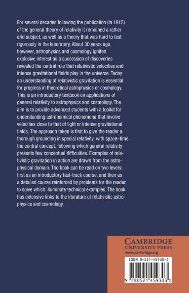 An Introduction to Relativistic Gravitation