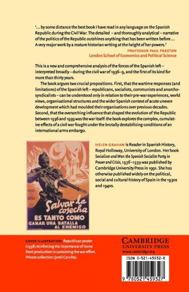 The Spanish Republic at War 1936 1939