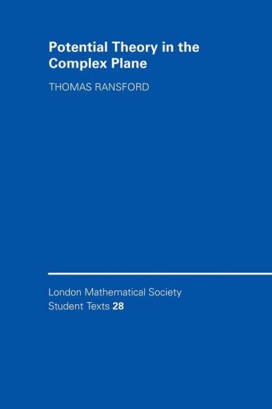Potential Theory in the Complex Plane