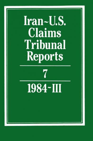 Iran-U.S. Claims Tribunal Reports
