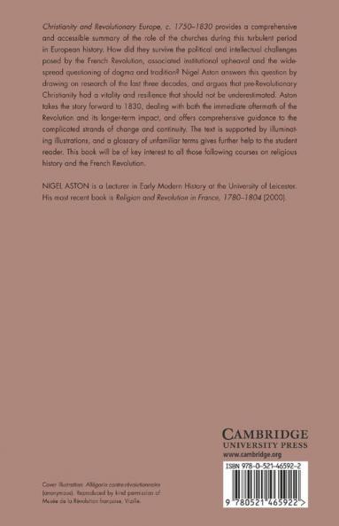 Christianity and Revolutionary Europe 1750-1830