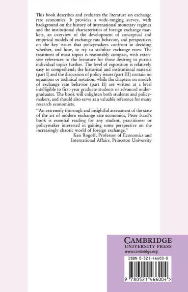 Exchange Rate Economics