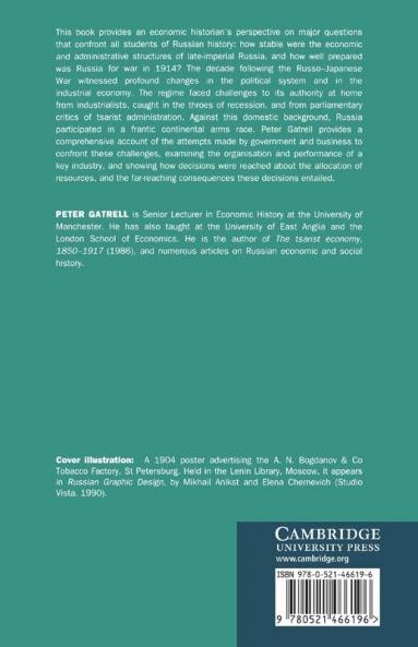 Government Industry and Rearmament in Russia 1900 1914