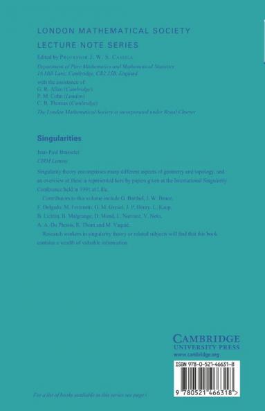 Singularities
