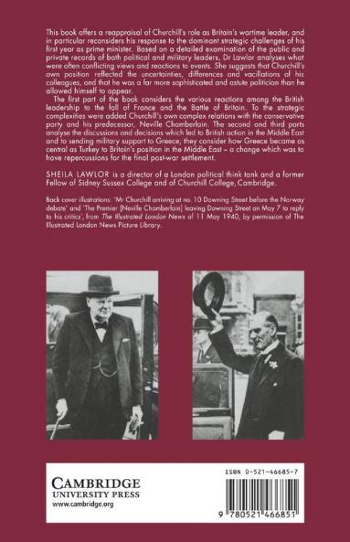 Churchill and the Politics of War 1940 1941