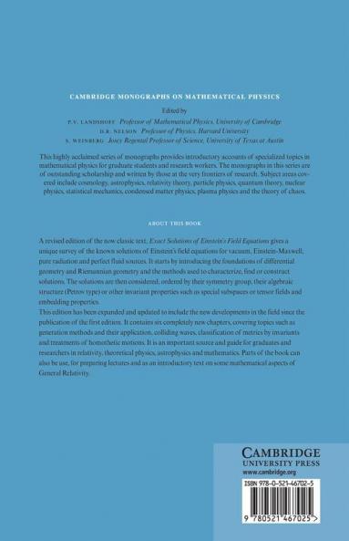 Exact Solutions of Einstein's Field Equations