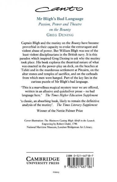 MR Bligh's Bad Language