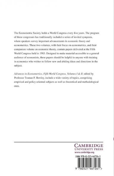 Advances in Econometrics