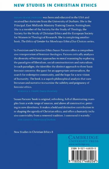 Feminism and Christian Ethics