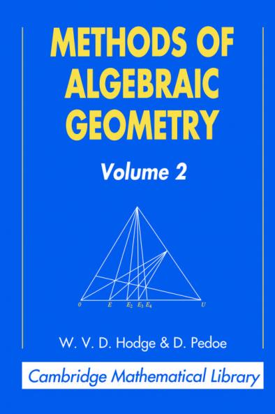 Methods of Algebraic Geometry