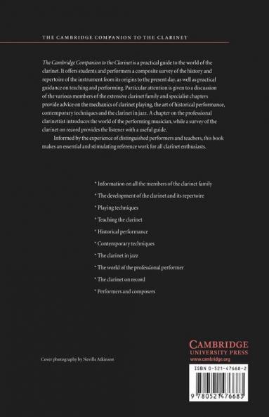 The Cambridge Companion to the Clarinet