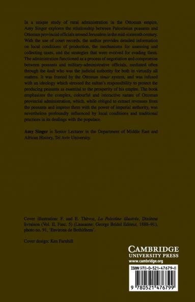 Palestinian Peasants and Ottoman Officials
