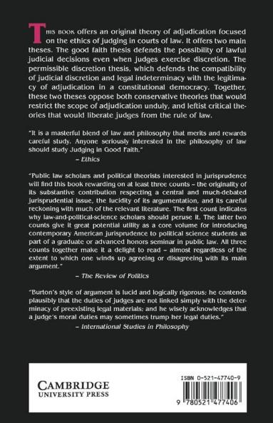 Judging in Good Faith