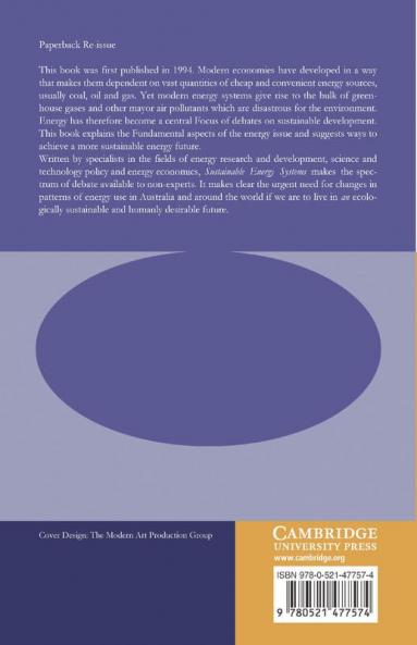Sustainable Energy Systems
